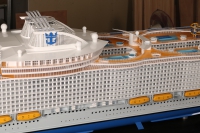 customized model of Harmony of the Seas (world largest cruiseship)